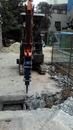 桃園樹林三街旁工地汙水管路開挖